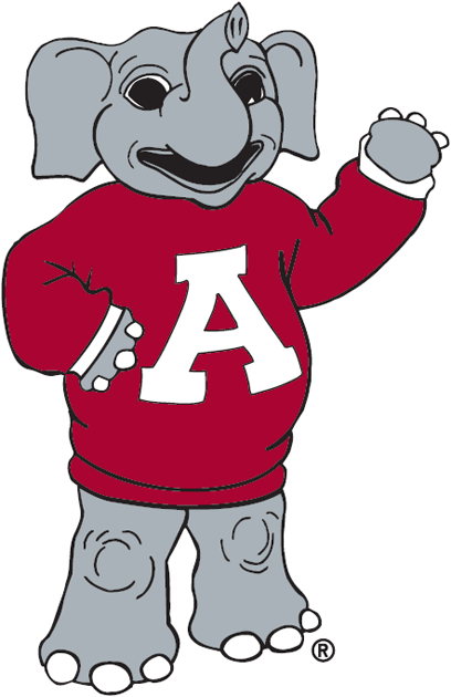 Alabama Crimson Tide 0-2000 Mascot Logo diy DTF decal sticker